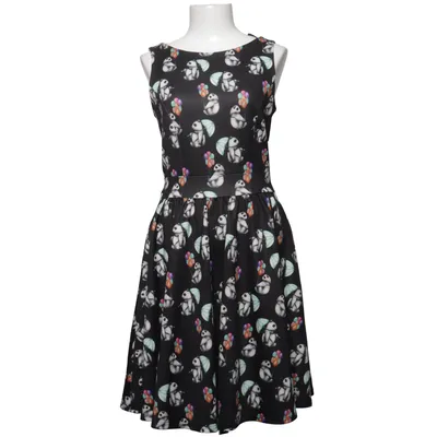 Jurk (Zwart, Meerkleurig) van Lady Vintage Elastaan, Polyester