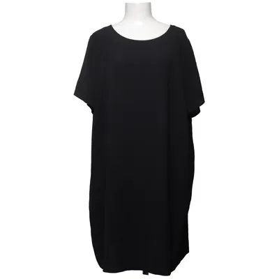 Jurk (Zwart) van ONLY Carmakoma Elastaan, Polyester