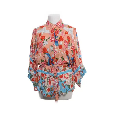 Wikkelblouse (Roze, Meerkleurig) van HUNKØN Viscose