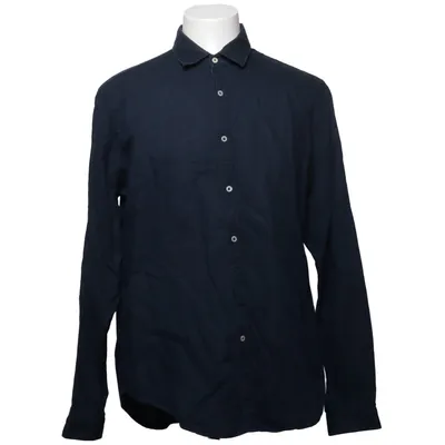 Hemd (Blau) von Zara Man Baumwolle, Leinen