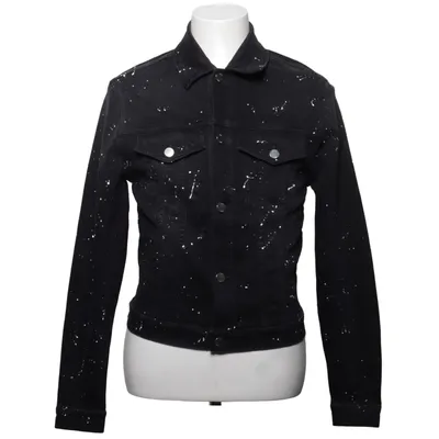Denim jacket (Black, White) from BLK DNM Cotton, Elastane