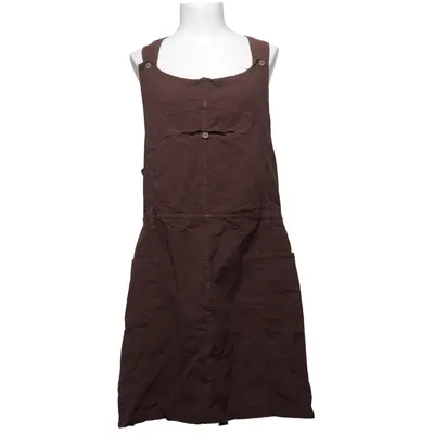 Dungaree dress (Brown) from Guru Shop Cotton