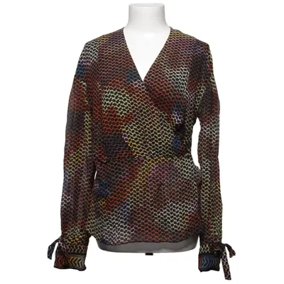Blouse portefeuille (Multicolore) de Lala Berlin Polyester, Soie