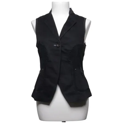 Suit vest (Black) from Marithé + François Girbaud Cotton