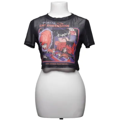 T-shirt (Zwart, Meerkleurig) van Romwe