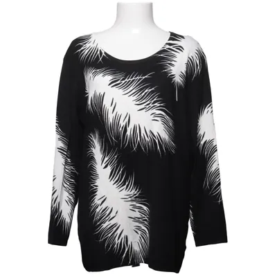 Pull-over (Noir, Blanc) de Imagini Élasthane, Polyamide, Viscose