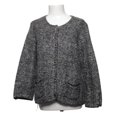 Cardigan (Noir, Blanc) de Turnover Acrylique, Angora, Coton, Mohair, Polyamide, Viscose, Laine