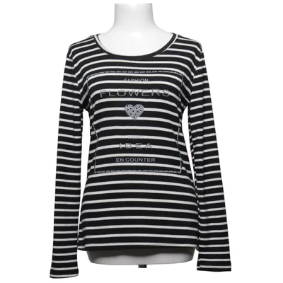Long sleeve T-shirt (Black, White) from Vince Otto Cotton, Elastane
