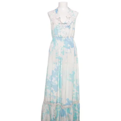 Halterneckklänning (Blå, Vit, Flerfärgad) från Boho Silke, Viskos