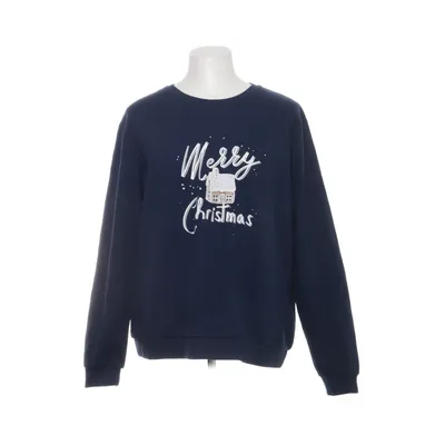 Sweatshirt (Blauw, Meerkleurig) van Blue Polyester, Gerecycled katoen