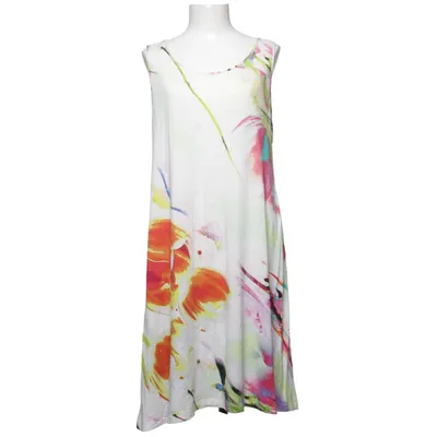 Jurk (Wit, Meerkleurig) van Cotonel Elastaan, Viscose