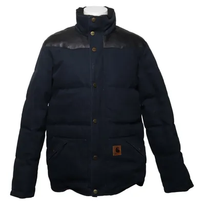 Dunjakke (Blå, Rød) fra Carhartt Bomuld, Dun, Fjer, Læder, Polyamid