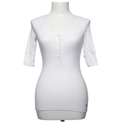 Farfarströja (Vit) från Abercrombie & Fitch Bomull, Elastan