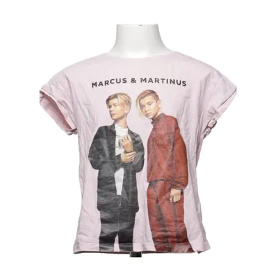 T-shirt (Pink) fra Marcus & Martinus x H&M Bomuld, Polyester