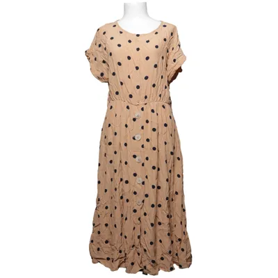 Dress (Beige, Black) from Mango