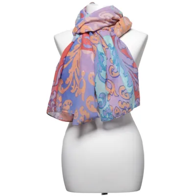 Shawl (Blue, Orange, Purple) from Passigatti Polyester