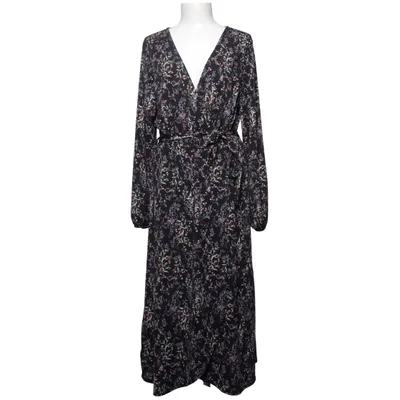 Wickelkleid (Schwarz, Mehrfarbig) von WE Fashion Elasthan, Polyester