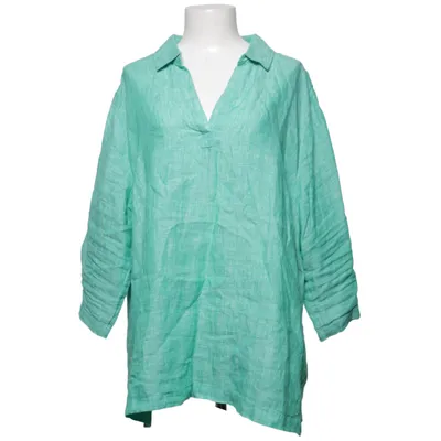 Blouse (Green) from Tahari Linen