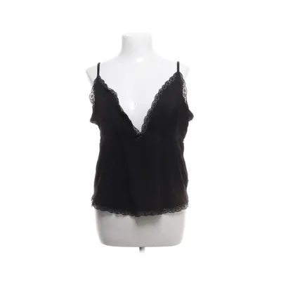 Crop top (Zwart) van Nelly Elastaan, Viscose