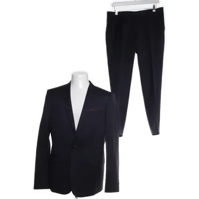 Suit (Blue) from The Kooples Acetate, Wool, Viscose