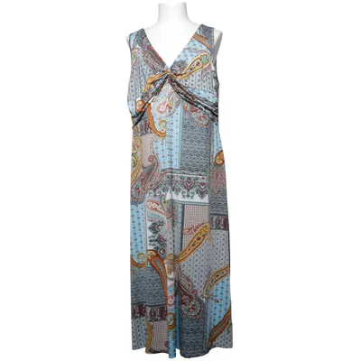 Maxikleid (Blau, Mehrfarbig) von Happy Holly Elasthan, Polyester