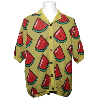 Chemise à manches courtes (Jaune, Rouge, Vert) de ASOS Design Coton