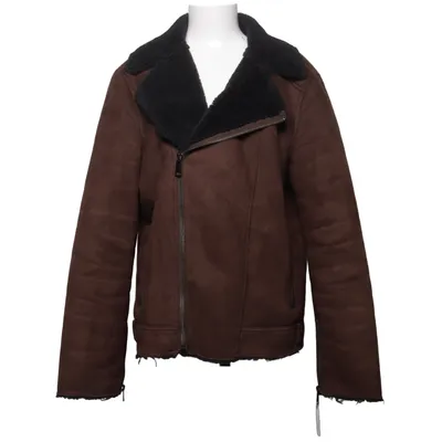 Veste en peau de mouton retournée (Marron) de Barneys Originals Coton, Polyester