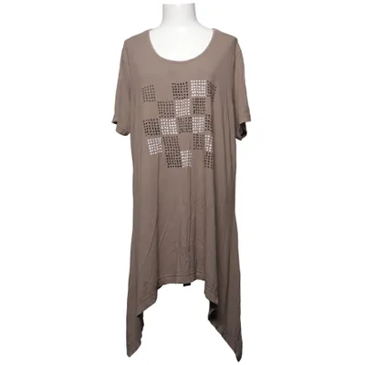 Jurk (Beige) van Finnwear Elastaan, Viscose