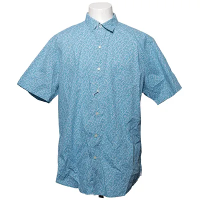 Kortärmad skjorta (Blå, Vit, Flerfärgad) från Van Heusen Bomull, Polyester