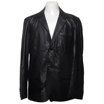 Läderkavaj (Svart) från Molltan Skinn, Polyester
