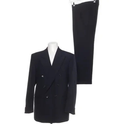 Kostym (Blå) från Turo Polyester, Viskos, Ull