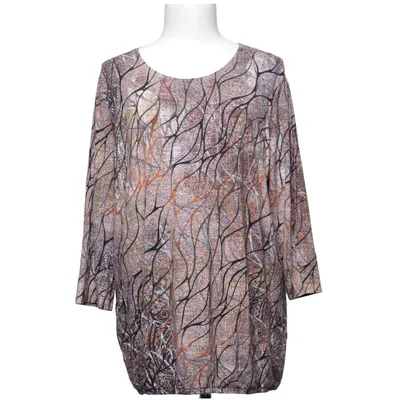 Haut (Marron, Multicolore) de Jacett Élasthane, Viscose
