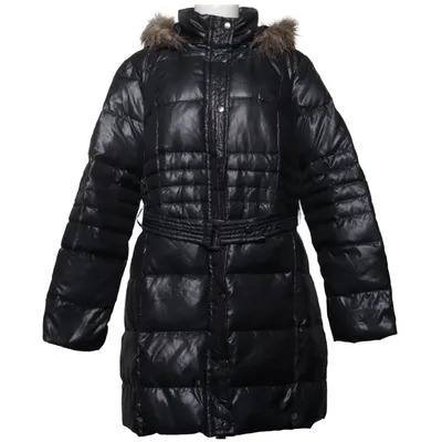 Daunenmantel (Schwarz) von Laura Clement La Redoute Daune, Feder, Polyamid, Polyester