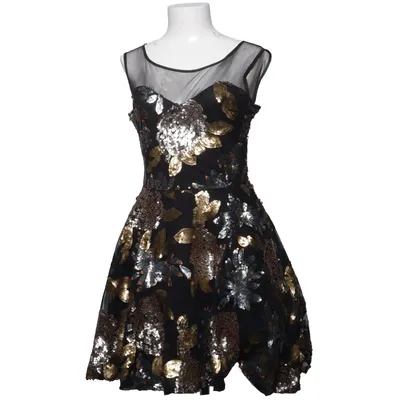 Robe de cocktail (Noir, Or, Argent) de Te Amo Polyester