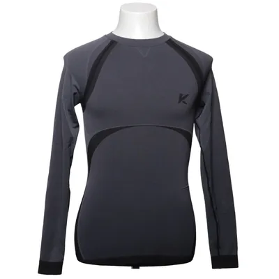 Base layer shirt (Gray, Black) from Kytone Elastane, Polyamide, Polyester