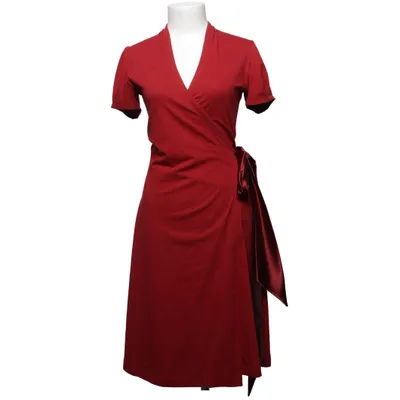Wrap dress (Red) from Annex Elastane, Viscose