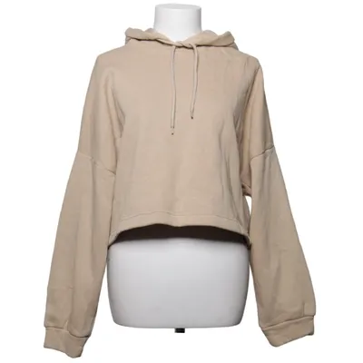 Sweat à capuche (Beige) de NA-KD Coton, Polyester