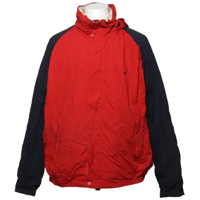 Reversible jacket (Red, Blue, Beige) from Nautica Cotton, Polyamide