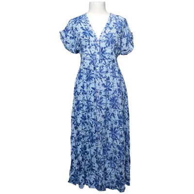 Robe longue (Bleu) de Melya Melody Polyester, Viscose