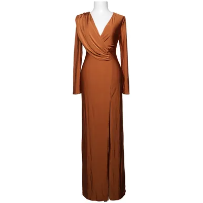 Aftonklänning (Brun) från Faeriesty Elastan, Polyester