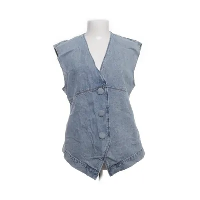 Denim vest (Blue) from H&M Cotton, Polyester, Viscose