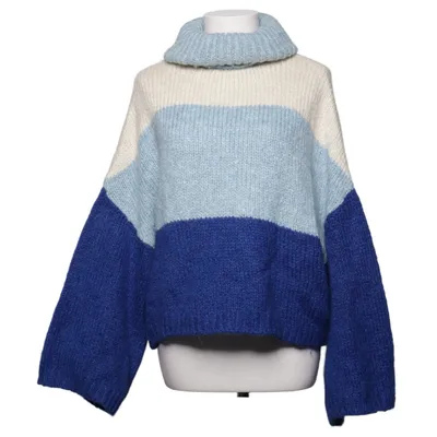 Polotröja (Blå, Grå, Vit) från Mango Casual Akryl, Mohair, Polyester, Ull