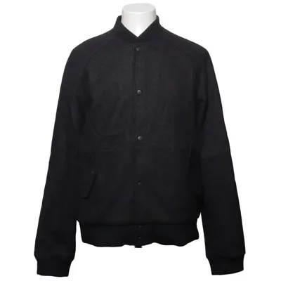 Bomber jacket (Gray, Black) from Homebound Polyester, Viscose, Wool
