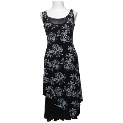 Kjole (Sort, Hvid) fra Design Werk Elastan, Viscose
