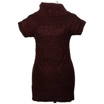 Turtleneck dress (Red, Black) from Big Acrylic, Elastane, Wool