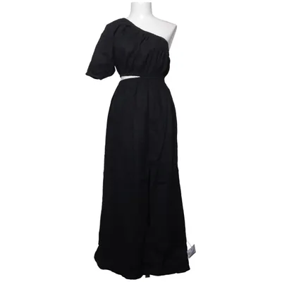 Maxikjole (Sort) fra ASOS Design Bomuld, Linned