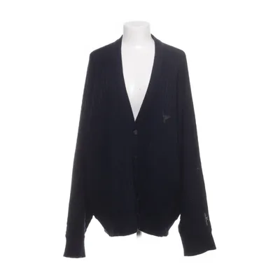 Cardigan (Blauw) van Carlo Colucci Acryl, Wol