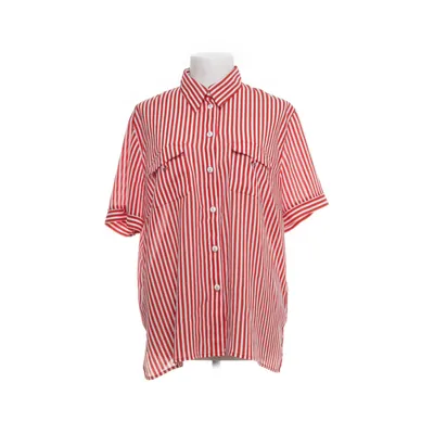 Short sleeve shirt (White, Red) from Kingfield Polyester