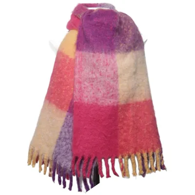 Scarf (Pink, Yellow, Purple) from Zara Accessories