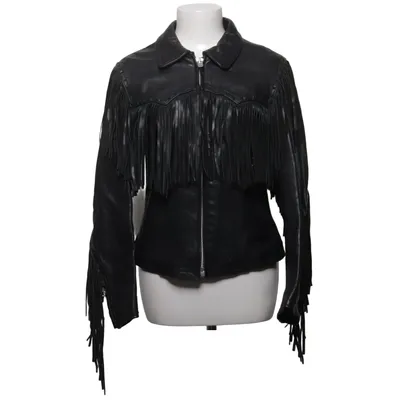 Lederjacke (Schwarz) von Die Die Fashion Baumwolle, Leder, Polyamid